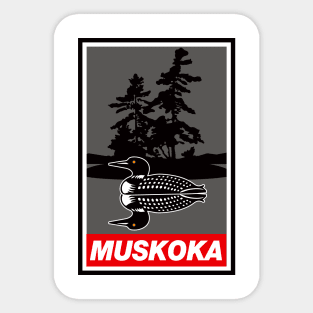 Muskoka loon Sticker